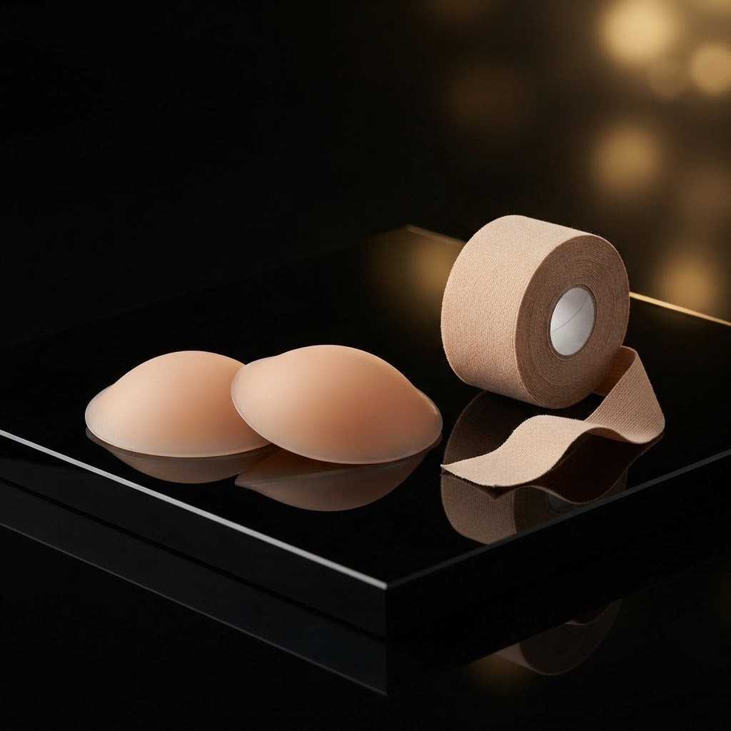 Combo Cover Nipples + Cinta Boob Tape